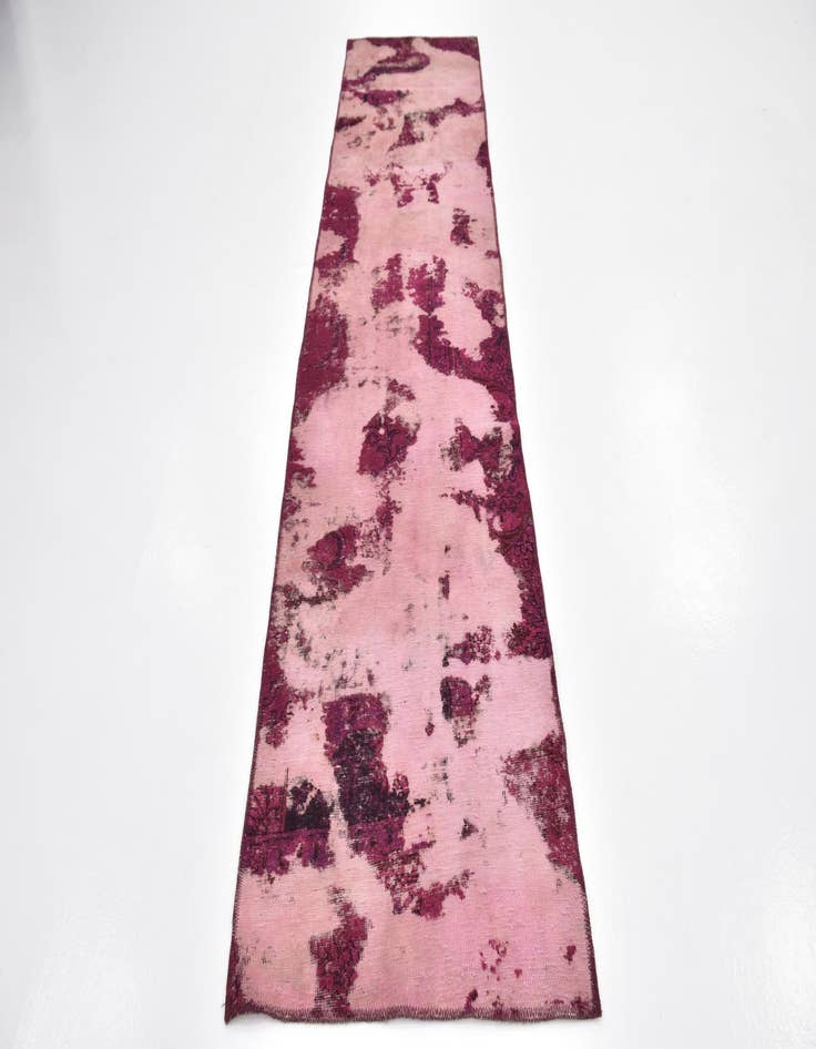 Detail image of 2' 7 x 11' 5  Hand Knotted Ultra Vintage Persian Wool Runner Rug