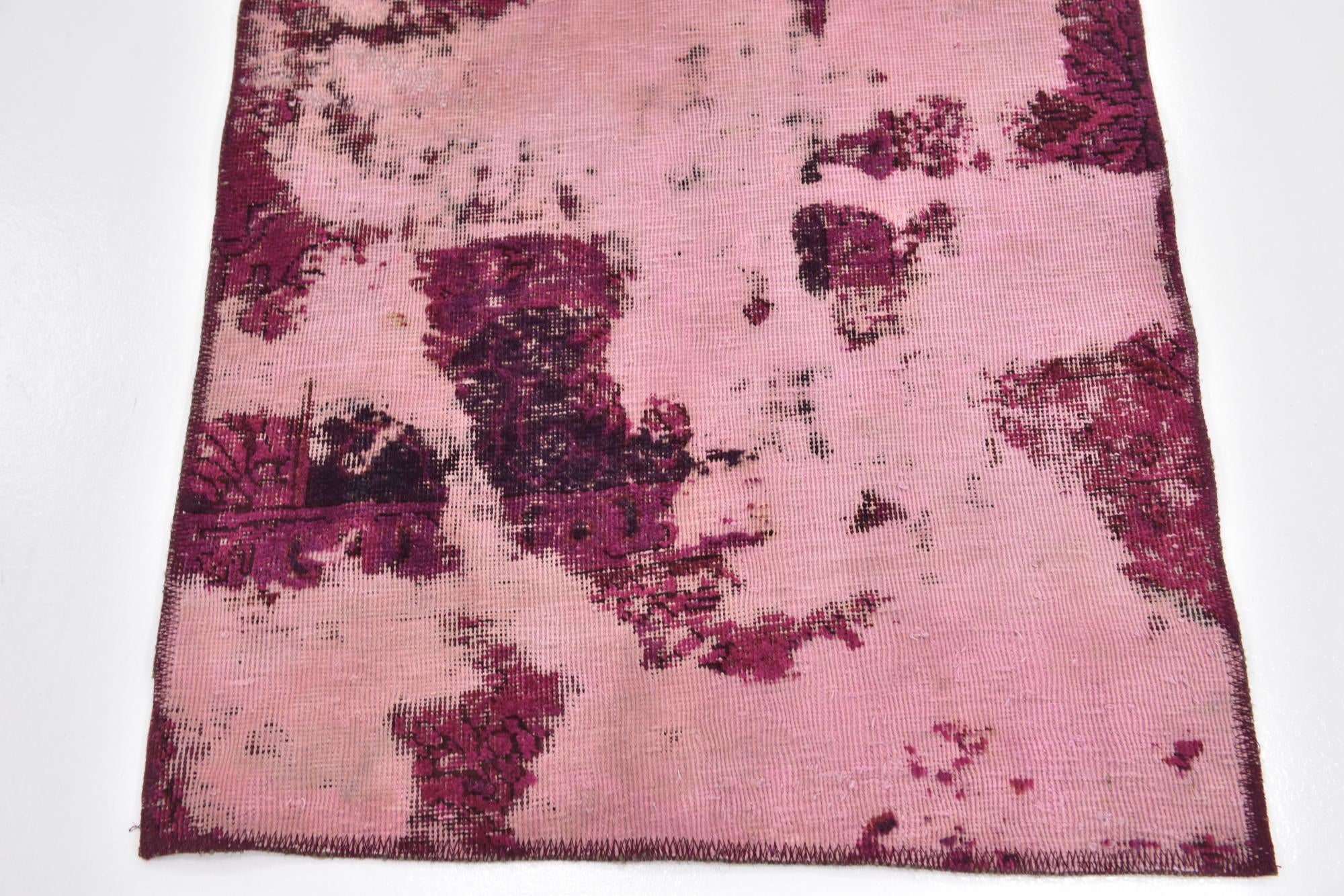 2' 7 x 11' 5 Hand Knotted Ultra Vintage Persian Wool Runner Rug