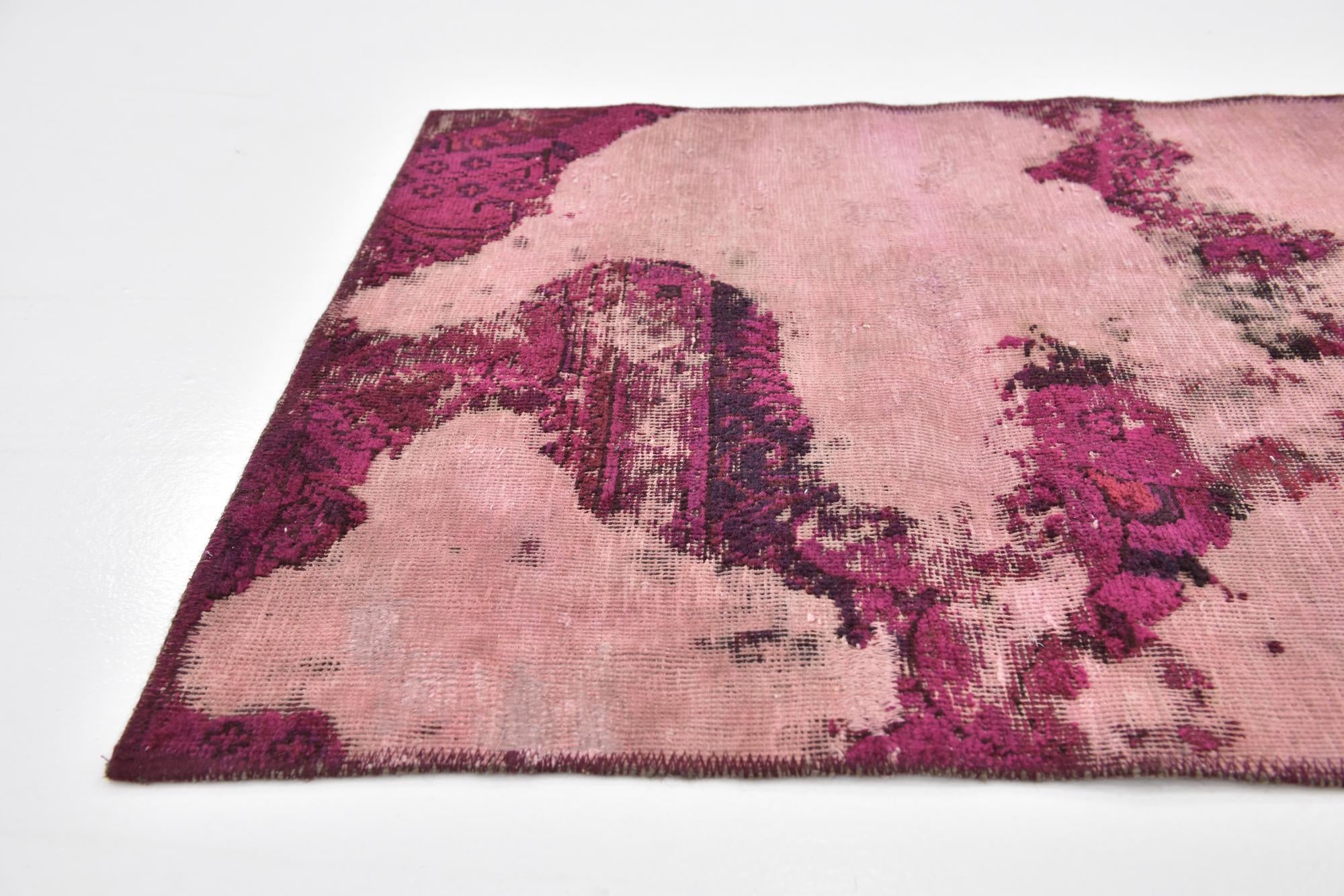 2' 7 x 11' 5 Hand Knotted Ultra Vintage Persian Wool Runner Rug