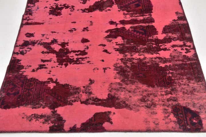 3' 8 x 8' 2 Hand Knotted Ultra Vintage Persian Wool Runner Rug