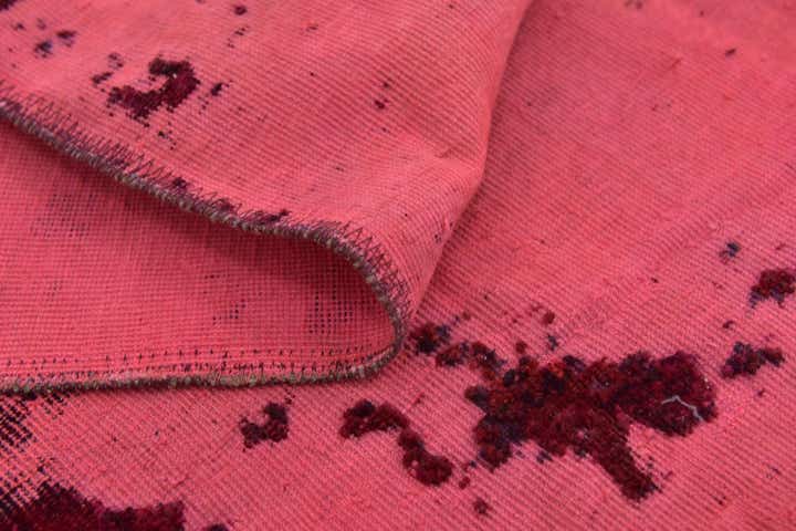 3' 8 x 8' 2 Hand Knotted Ultra Vintage Persian Wool Runner Rug