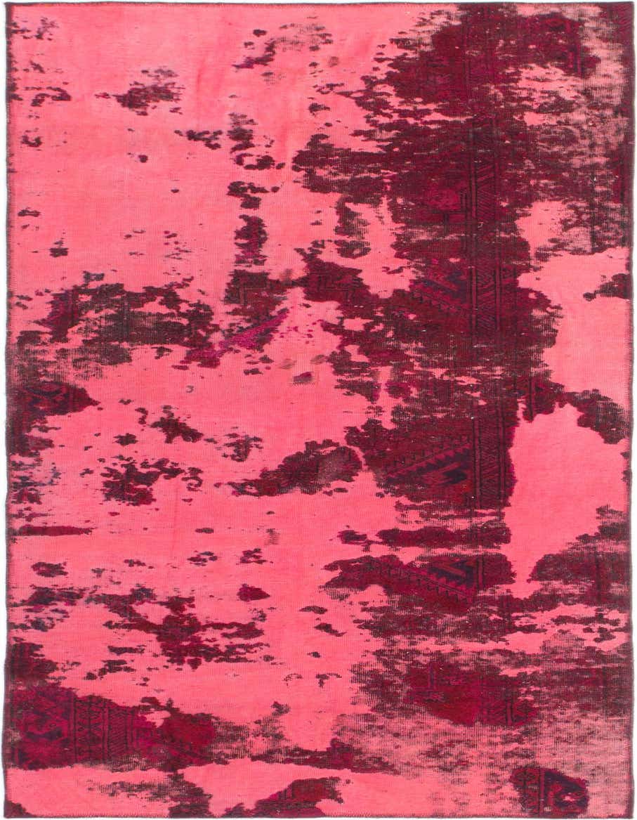 Primary image 3' 8 x 8' 2  Hand Knotted Ultra Vintage Persian Wool Runner Rug