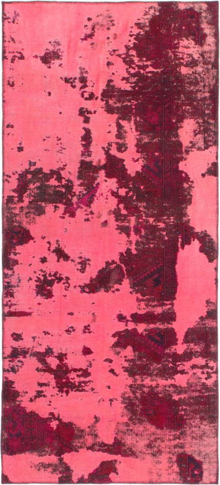 Detail image of 3' 8 x 8' 2 Hand Knotted Ultra Vintage Persian Wool Runner Rug