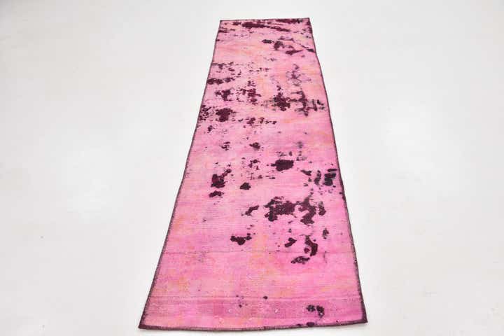 2' 6 x 9' 6 Hand Knotted Ultra Vintage Persian Wool Runner Rug