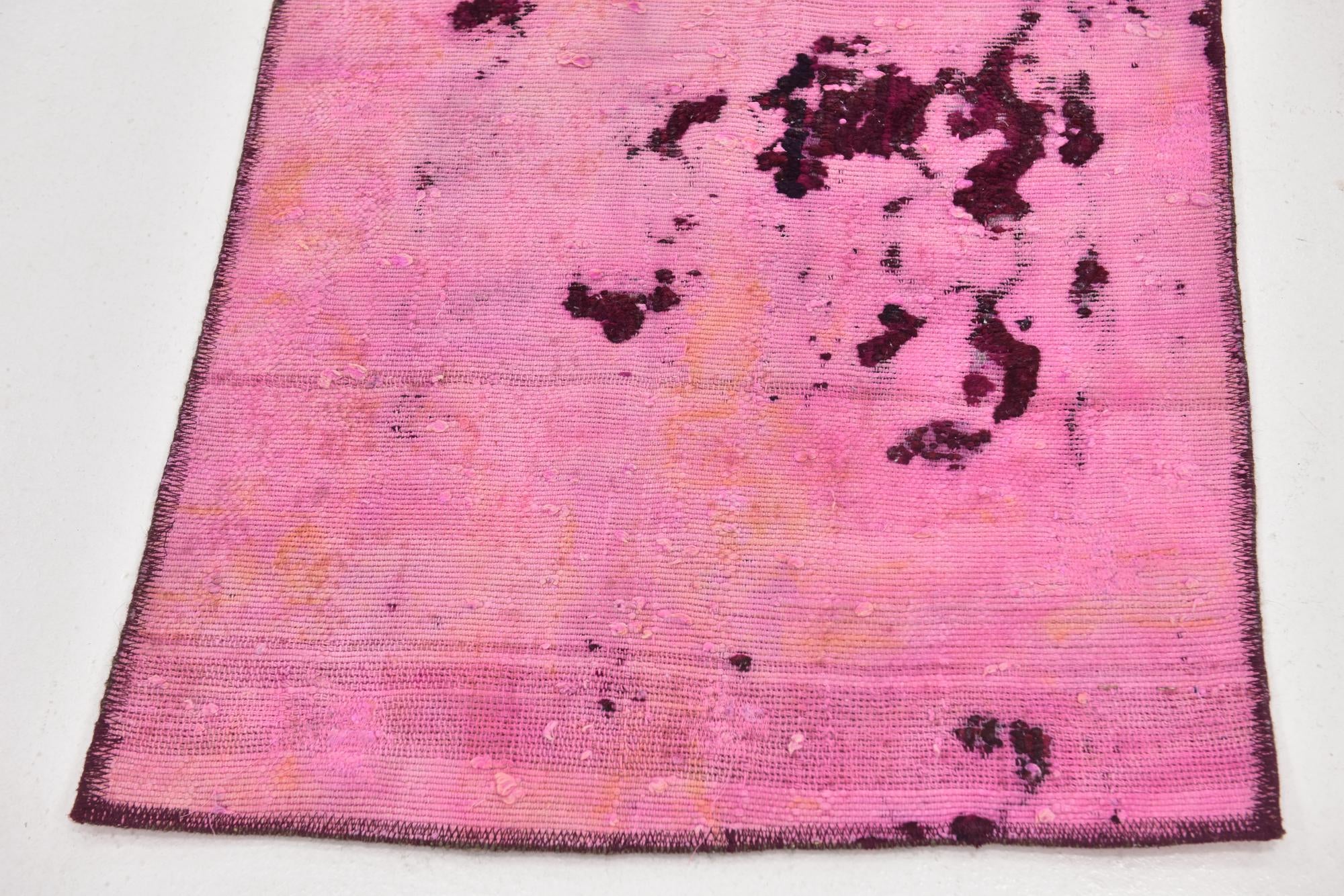 2' 6 x 9' 6 Hand Knotted Ultra Vintage Persian Wool Runner Rug