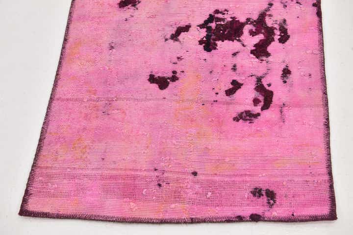 2' 6 x 9' 6 Hand Knotted Ultra Vintage Persian Wool Runner Rug
