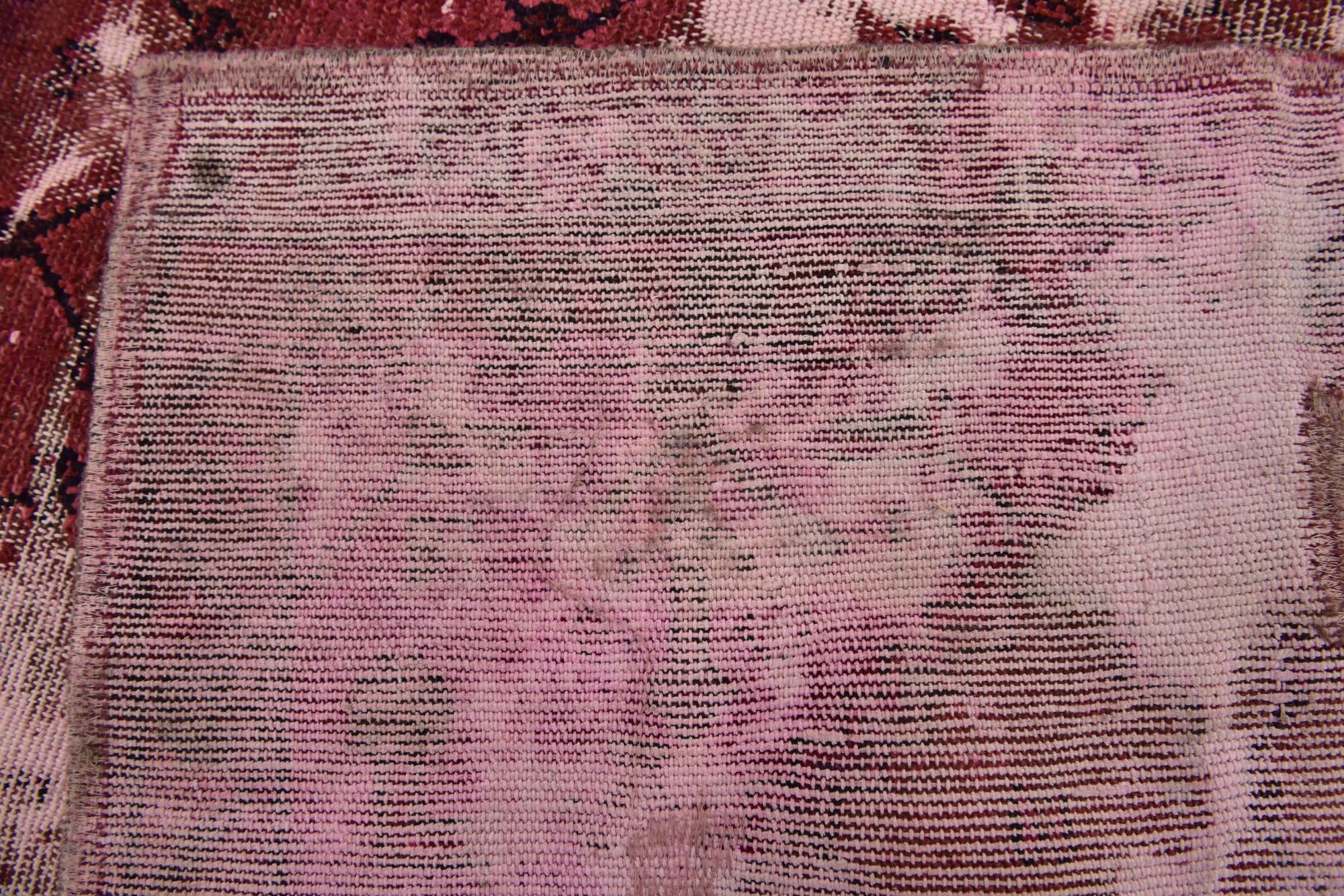 4' 2 x 8' 3 Hand Knotted Ultra Vintage Persian Wool Runner Rug