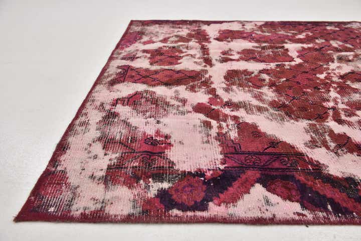 4' 2 x 8' 3 Hand Knotted Ultra Vintage Persian Wool Runner Rug