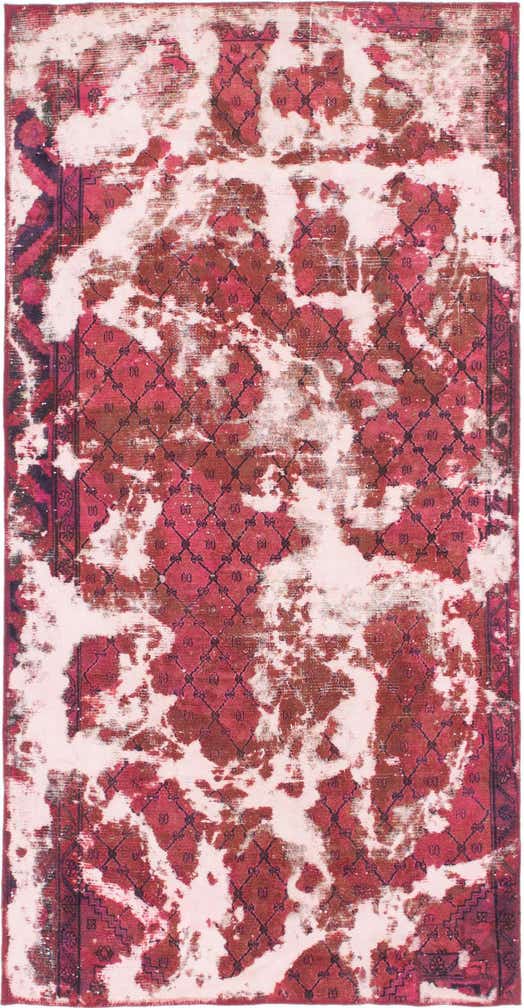 4' 2 x 8' 3 Hand Knotted Ultra Vintage Persian Wool Runner Rug