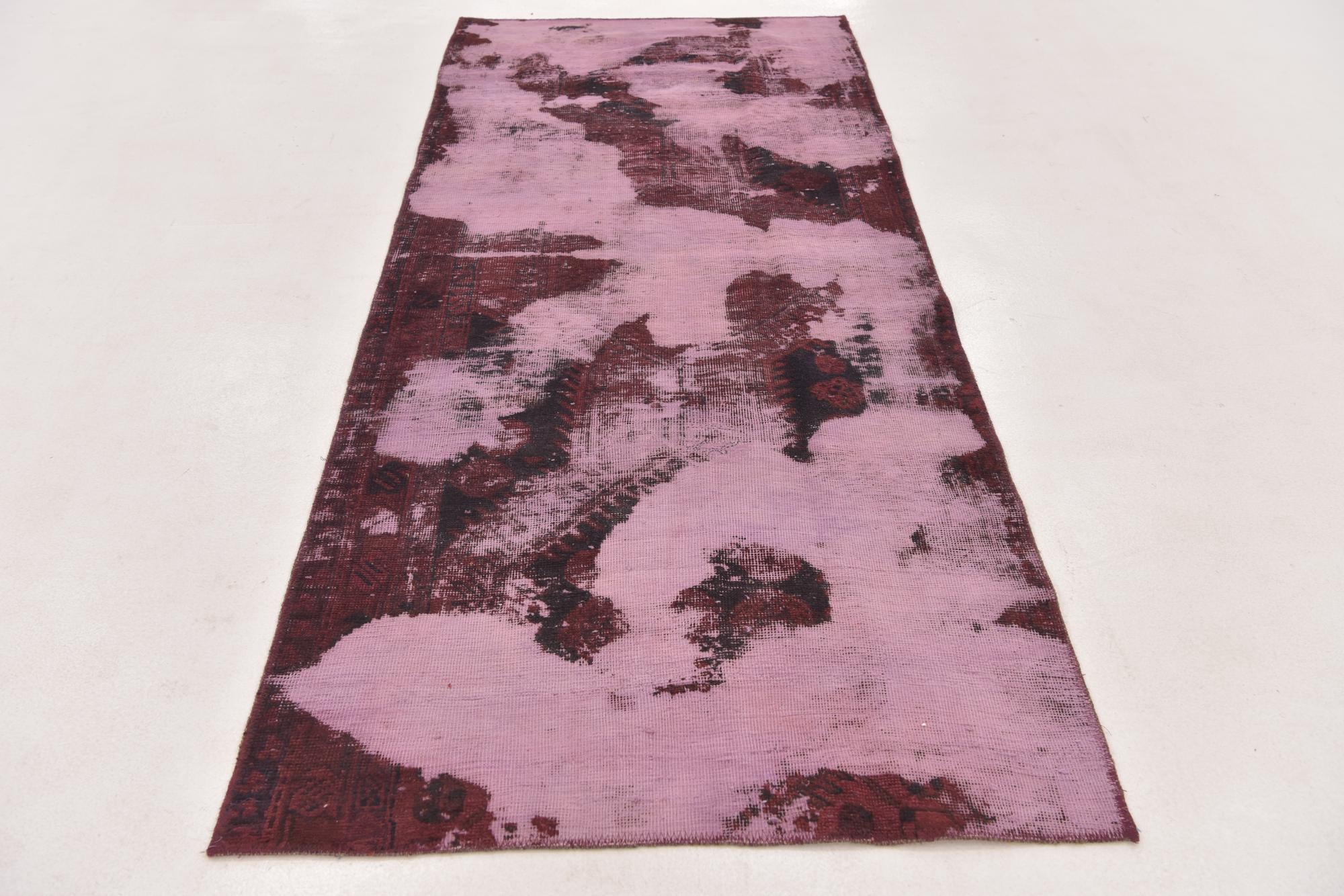 3' 5 x 8' Hand Knotted Ultra Vintage Persian Wool Runner Rug