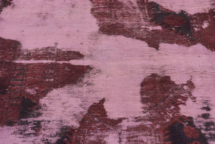 Detail image of 3' 5 x 8' Hand Knotted Ultra Vintage Persian Wool Runner Rug