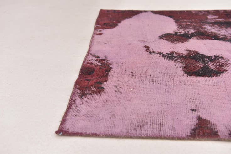Detail image of 3' 5 x 8' Hand Knotted Ultra Vintage Persian Wool Runner Rug
