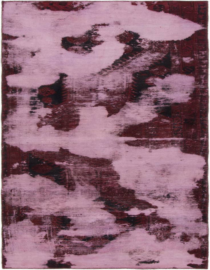 Detail image of 3' 5 x 8' Hand Knotted Ultra Vintage Persian Wool Runner Rug