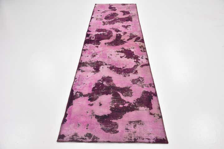 2' 9 x 10' Hand Knotted Ultra Vintage Persian Wool Runner Rug