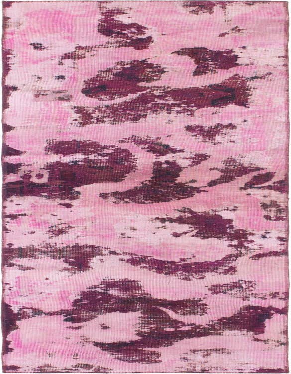 Detail image of 2' 9 x 10' Hand Knotted Ultra Vintage Persian Wool Runner Rug