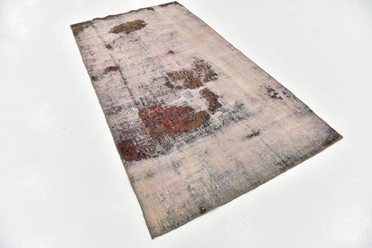 Detail image of 4' 5 x 8' 4 Hand Knotted Ultra Vintage Persian Wool Runner Rug