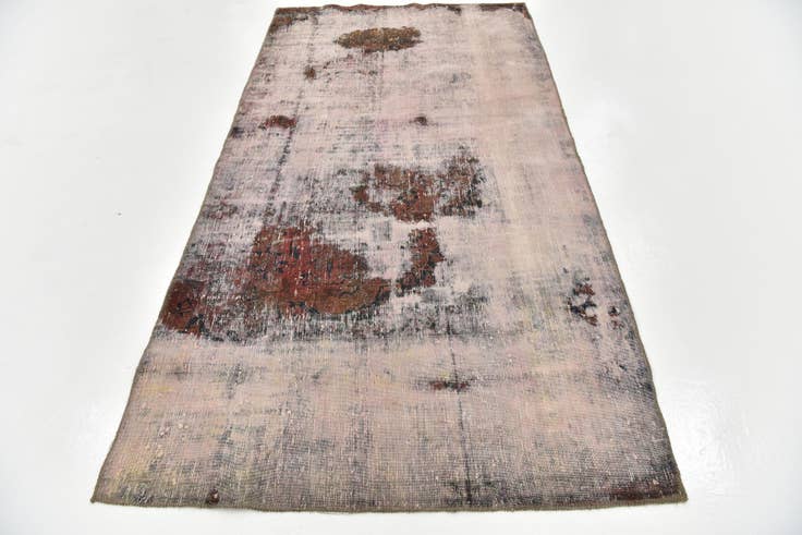 Detail image of 4' 5 x 8' 4 Hand Knotted Ultra Vintage Persian Wool Runner Rug