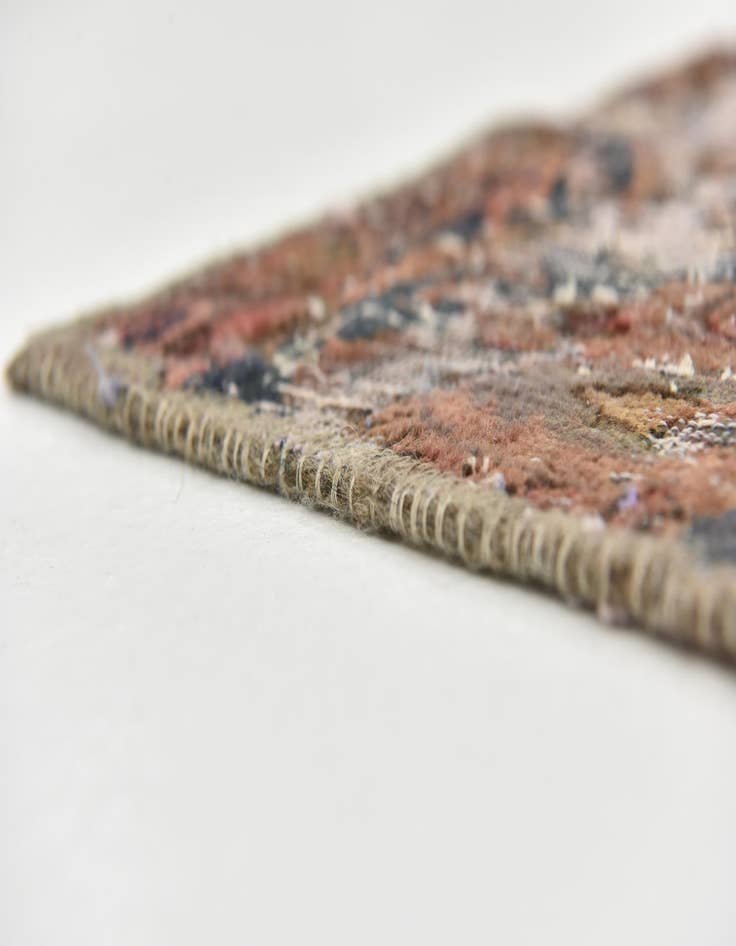 Detail image of 4' 5 x 8' 4  Hand Knotted Ultra Vintage Persian Wool Runner Rug