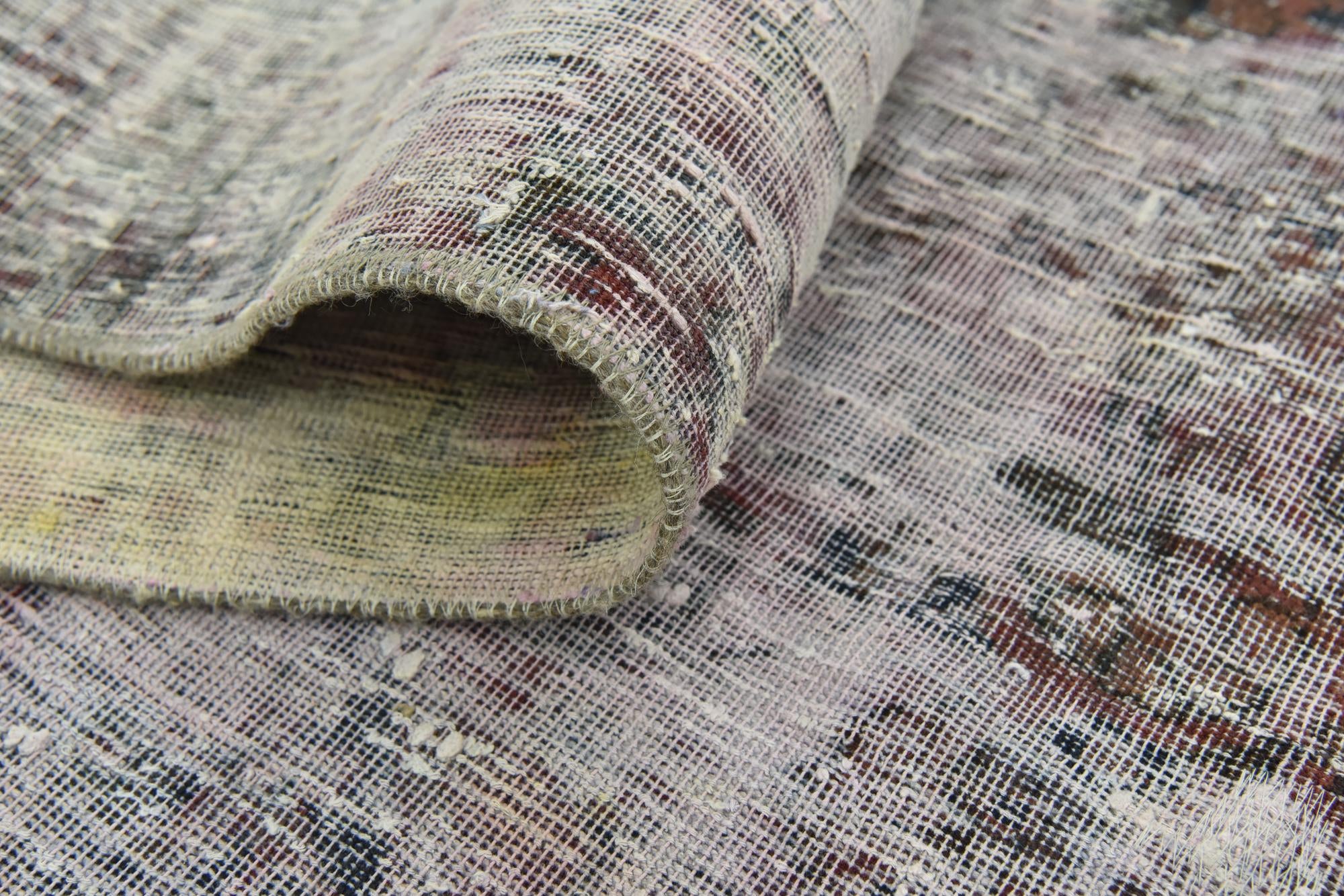 4' 5 x 8' 4 Hand Knotted Ultra Vintage Persian Wool Runner Rug