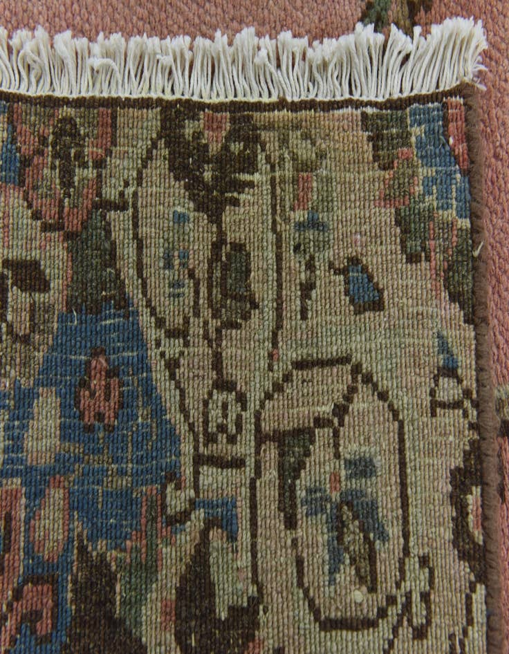 Detail image of 6' 5 x 13' 6  Hand Knotted Ultra Vintage Persian Wool Runner Rug