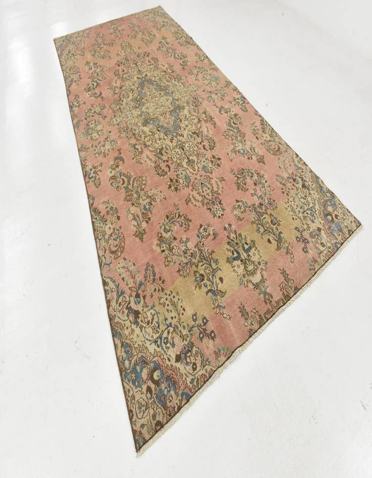 Detail image of 6' 5 x 13' 6  Hand Knotted Ultra Vintage Persian Wool Runner Rug