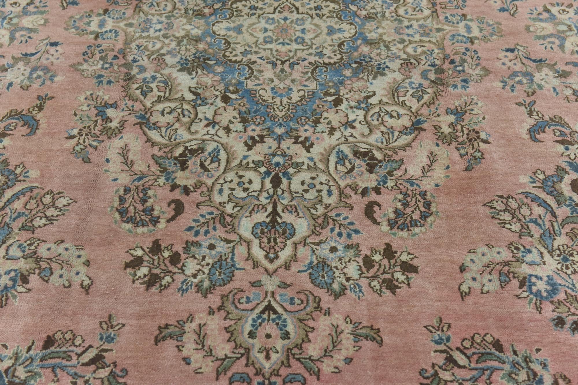 6' 5 x 13' 6 Hand Knotted Ultra Vintage Persian Wool Runner Rug