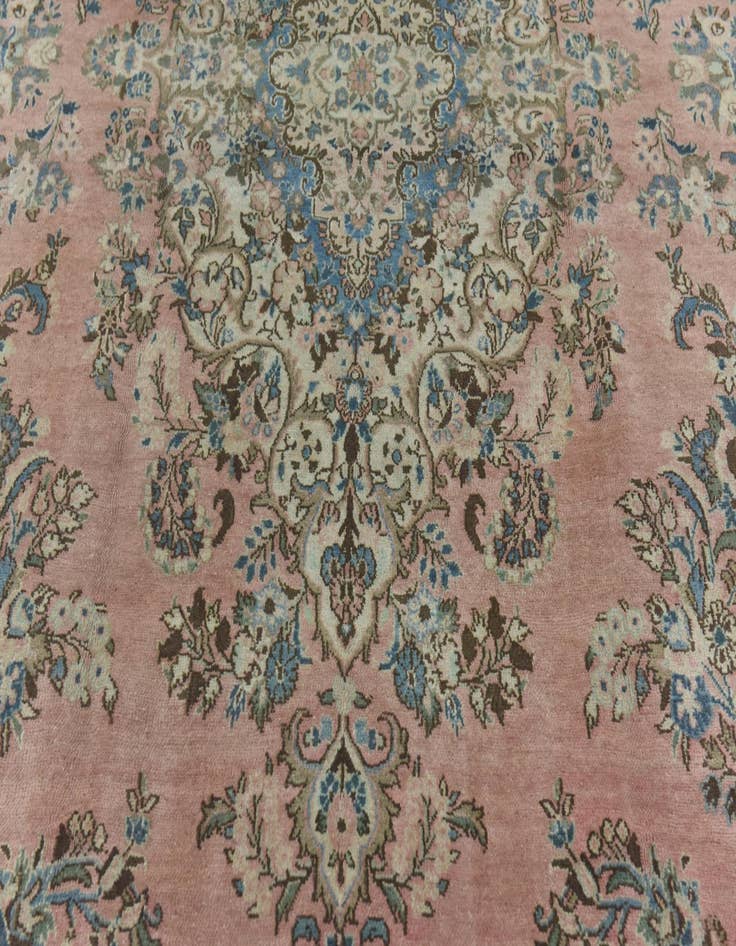 Detail image of 6' 5 x 13' 6  Hand Knotted Ultra Vintage Persian Wool Runner Rug