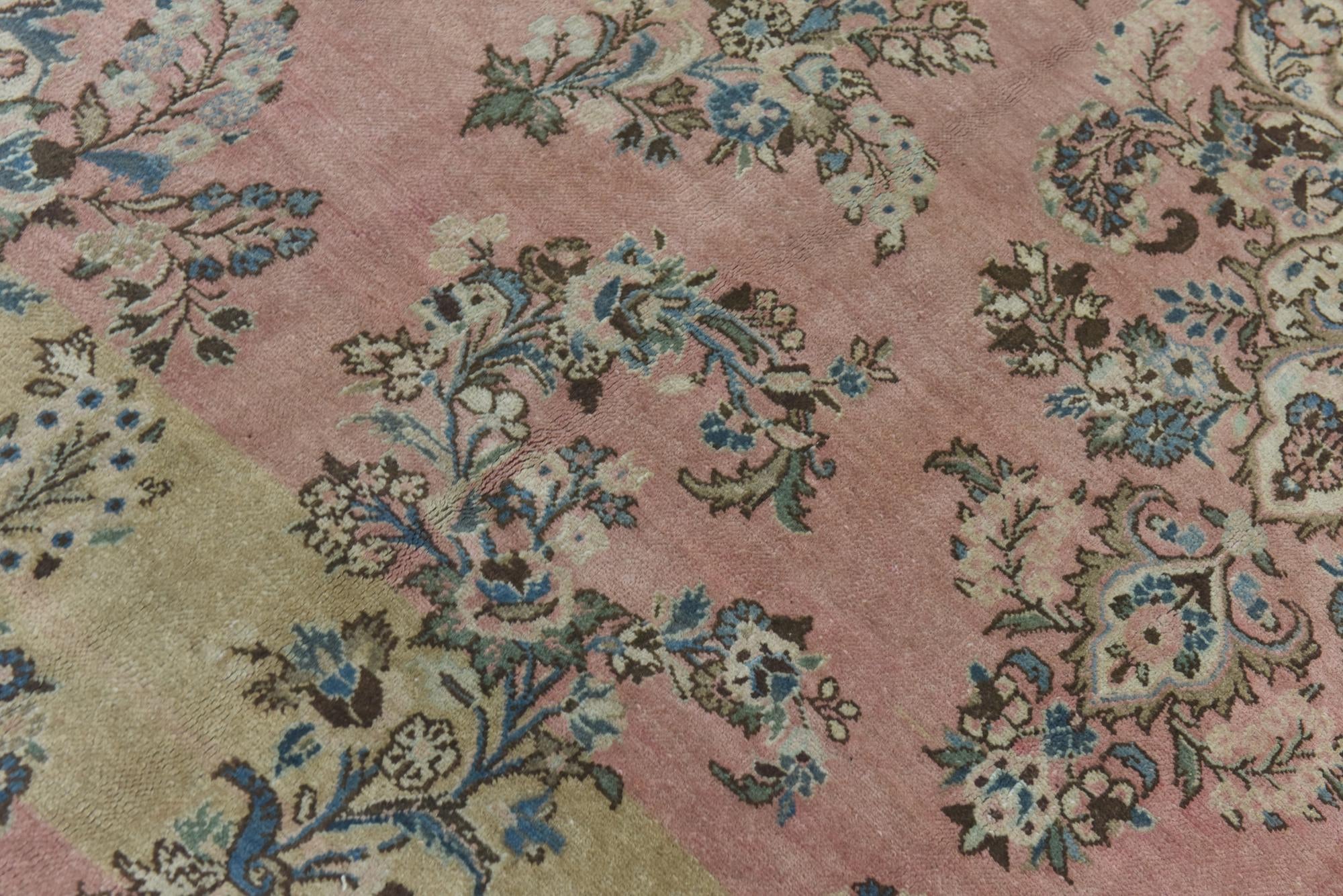 6' 5 x 13' 6 Hand Knotted Ultra Vintage Persian Wool Runner Rug