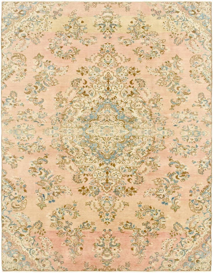 Detail image of 6' 5 x 13' 6 Hand Knotted Ultra Vintage Persian Wool Runner Rug
