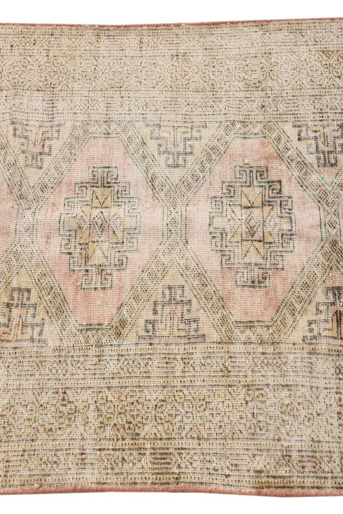 2' 5 x 8' 4 Hand Knotted Ultra Vintage Persian Wool Runner Rug
