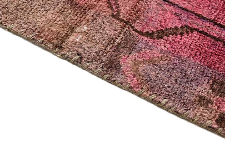 3' 4 x 6' 9 Hand Knotted Ultra Vintage Persian Wool Runner Rug