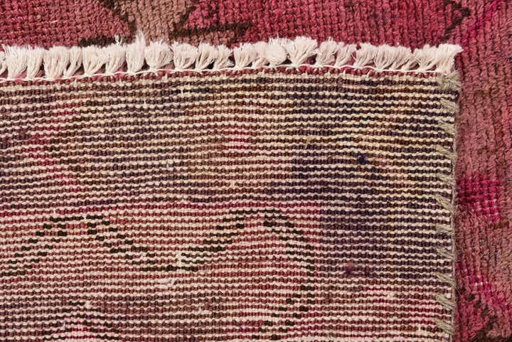 3' 4 x 6' 9 Hand Knotted Ultra Vintage Persian Wool Runner Rug