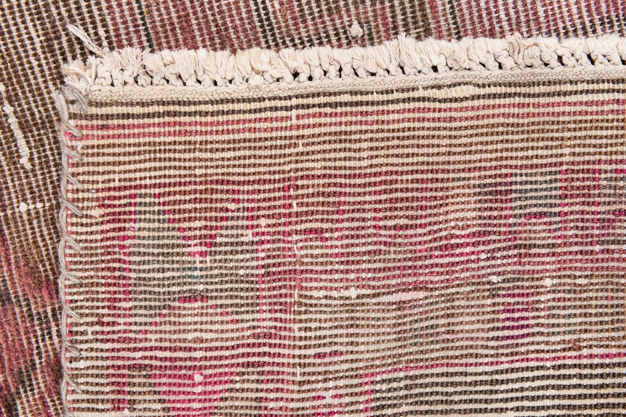 4' 9 x 11' 3 Hand Knotted Ultra Vintage Persian Wool Runner Rug