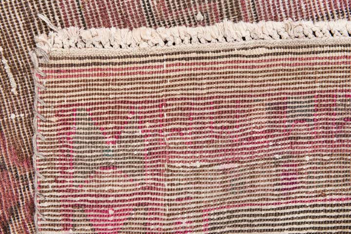 4' 9 x 11' 3 Hand Knotted Ultra Vintage Persian Wool Runner Rug