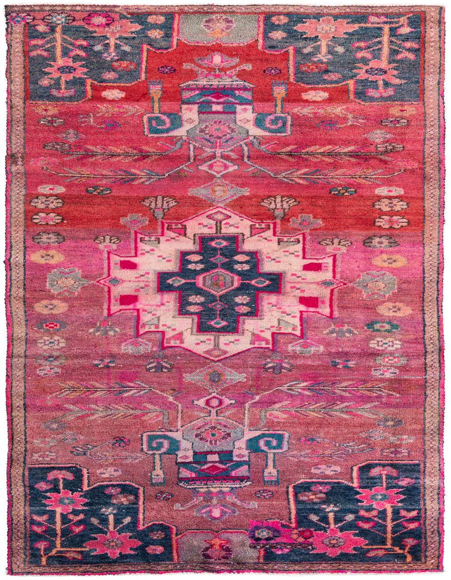 Primary image 4' 2 x 9' 2  Hand Knotted Ultra Vintage Persian Wool Runner Rug