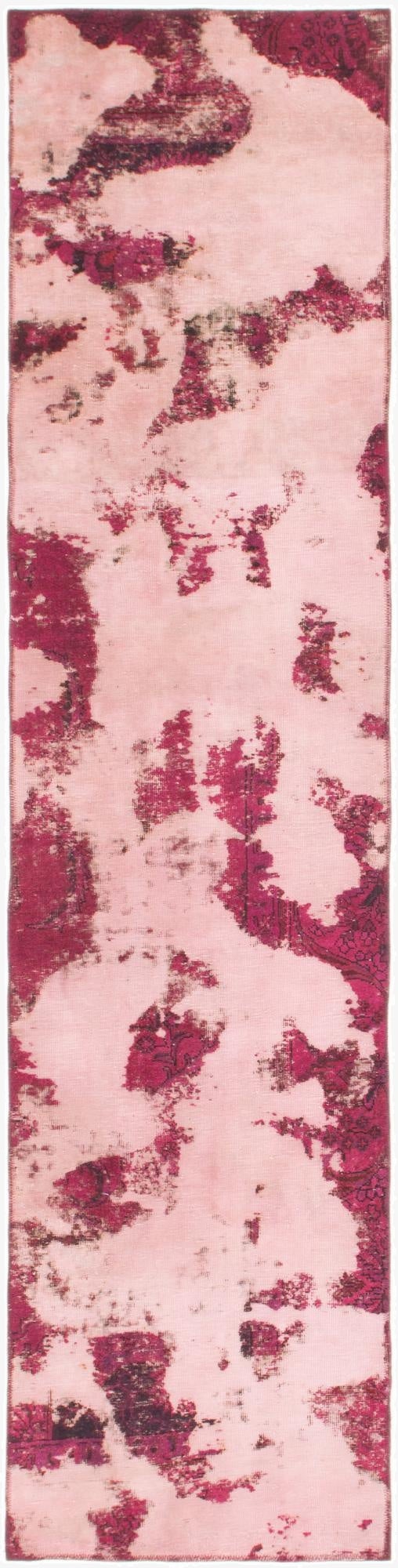 2' 7 x 11' 5  Hand Knotted Ultra Vintage Persian Wool Runner Rug