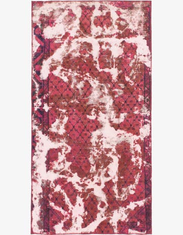 4' 2 x 8' 3 Hand Knotted Ultra Vintage Persian Wool Runner Rug