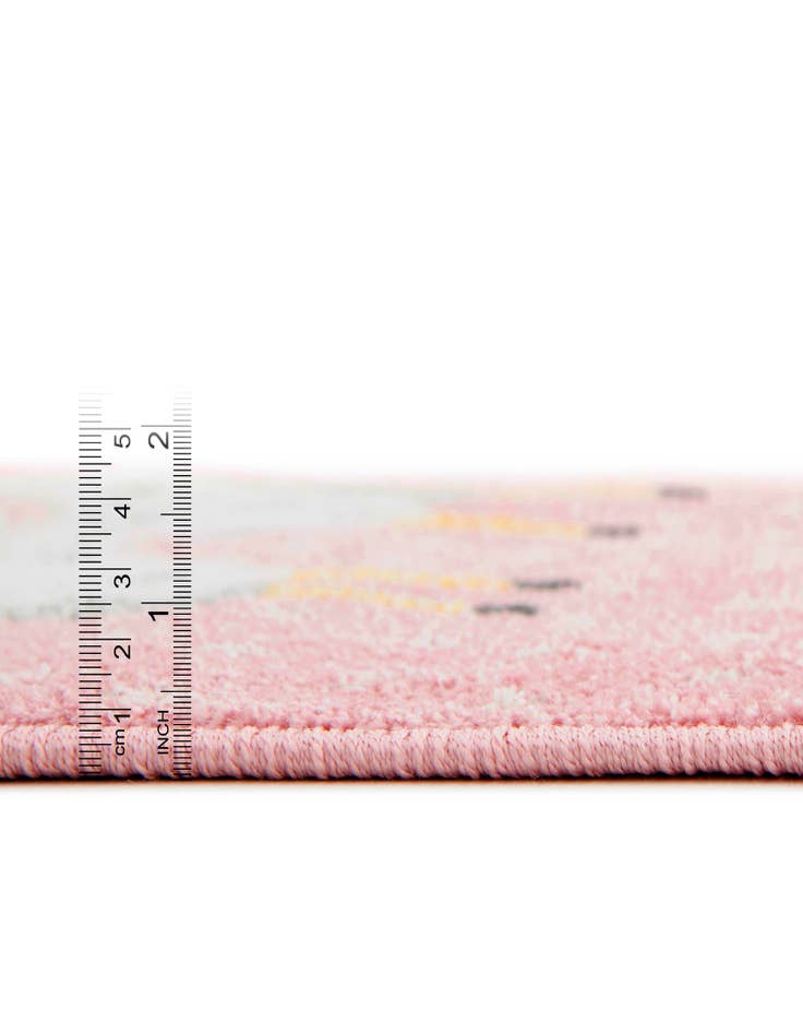 Detail image of 2' 2 x 6' Llama Whimsy Kids Runner Rug