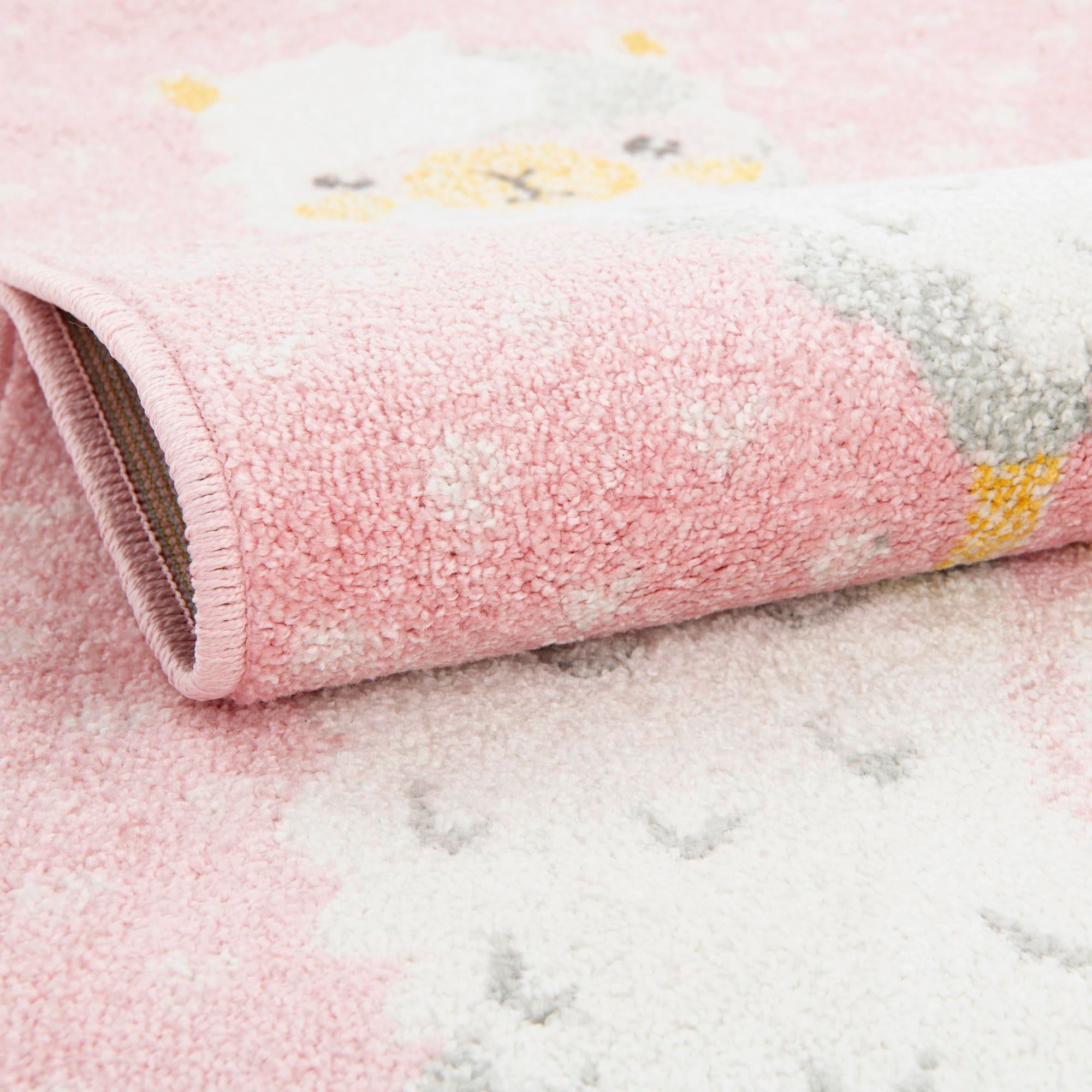 2' 2 x 4' Llama Whimsy Kids Runner Rug