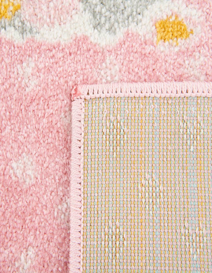 Detail image of 2' 2 x 6' Llama Whimsy Kids Runner Rug