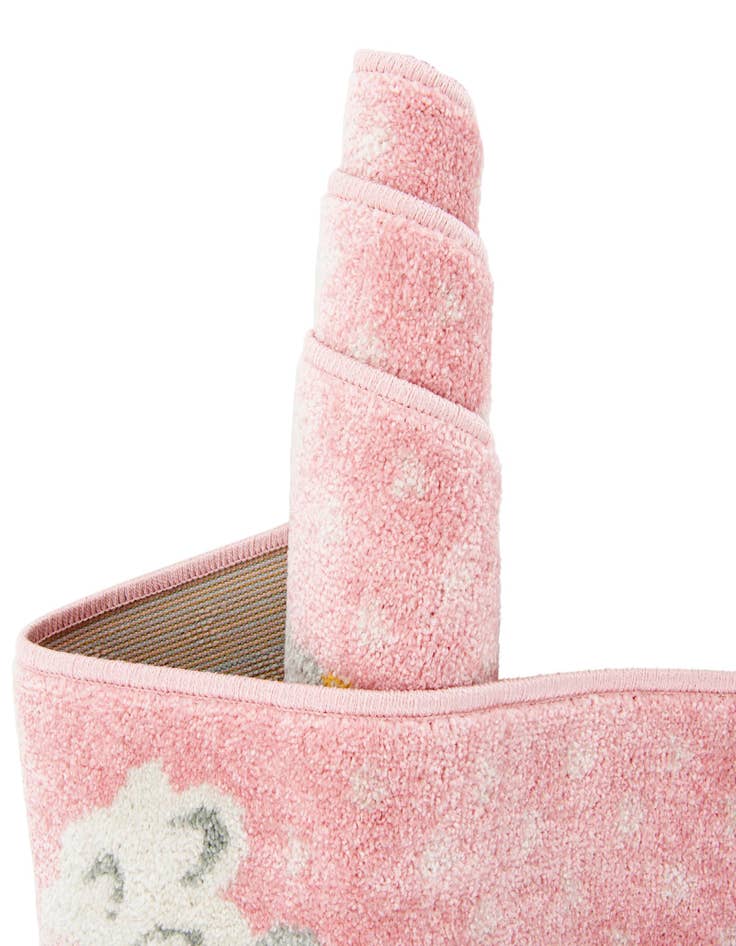 Detail image of 2' 2 x 6' Llama Whimsy Kids Runner Rug