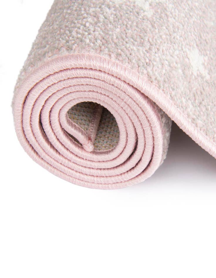 Detail image of 2' 2 x 3' 11 Unicorn Whimsy Kids Runner Rug