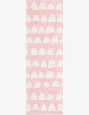Pink Whimsy Kids Runner Rug
