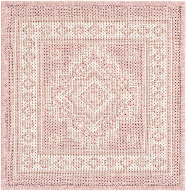 Detail image of 1' 4 x 1' 4 Easy-Clean Aztec Indoor / Outdoor Sample Rug
