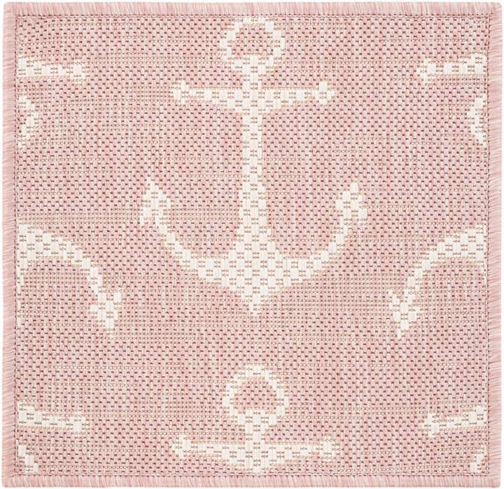 1' 4 x 1' 4 Easy-Clean Coastal Indoor / Outdoor Sample Rug