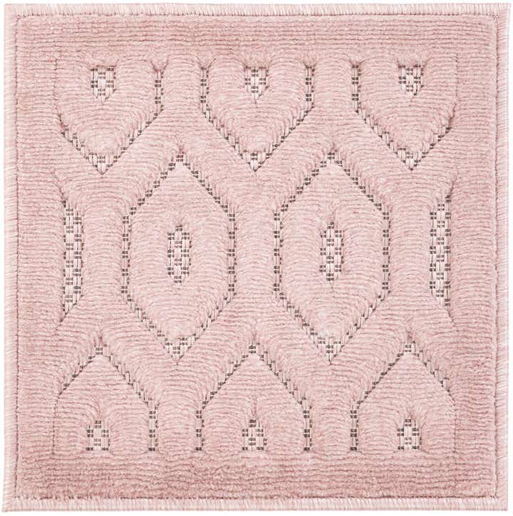 1' 4 x 1' 4 Easy-Clean Trellis Textured Indoor / Outdoor Sample Rug