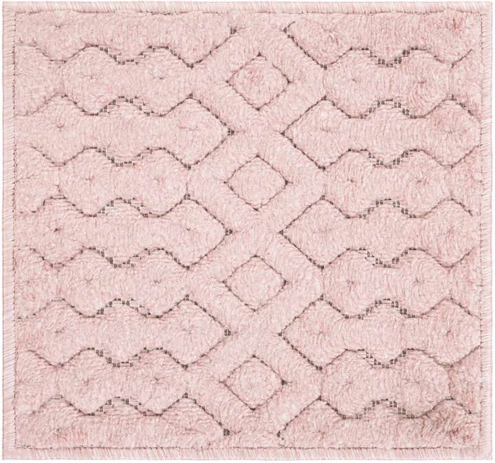 1' 4 x 1' 4 Easy-Clean Trellis Textured Indoor / Outdoor Sample Rug