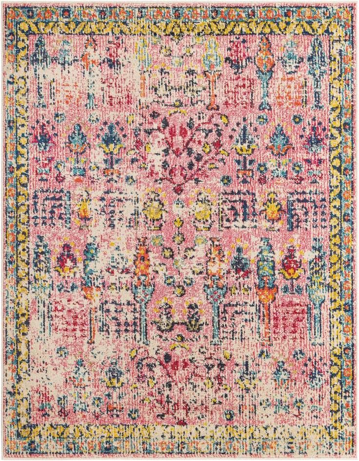 Detail image of 5' 3 x 5' 3 Washable Alta Square Rug