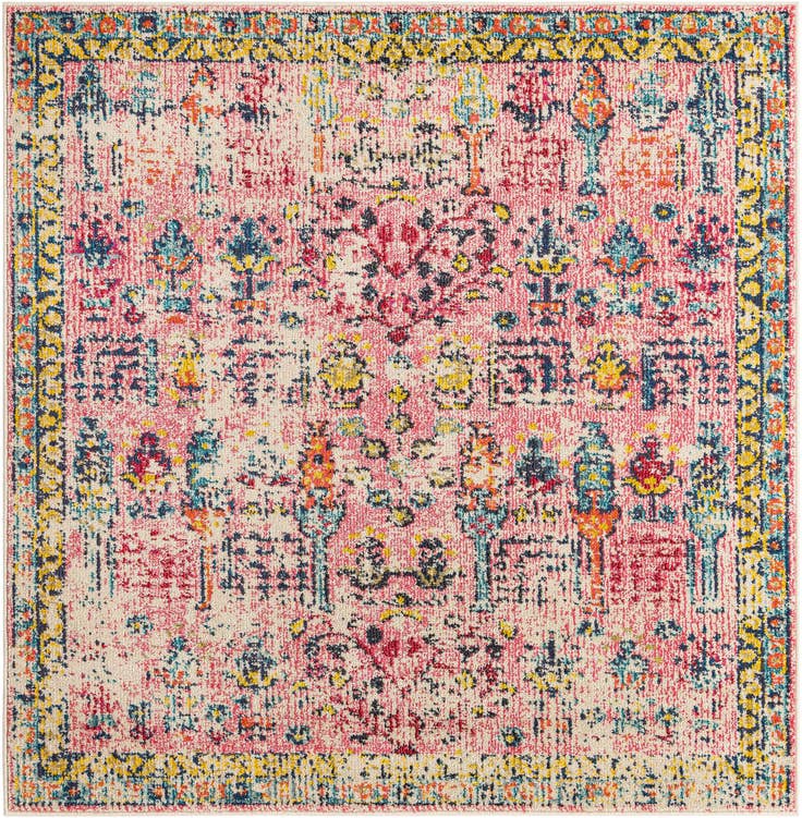 Vue détaillée : 160cm x 160cm Lavable Alta Tapis Carré