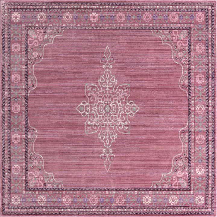 8' x 8' Aqua Square Rug